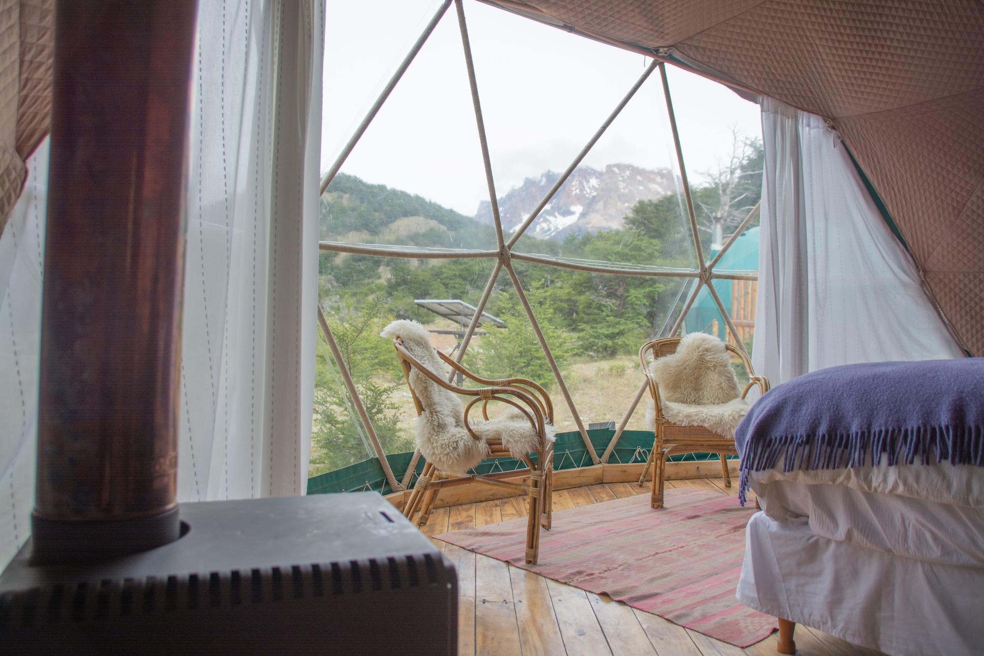 فندق Patagonia Eco Domes إل تشالتين المظهر الخارجي الصورة