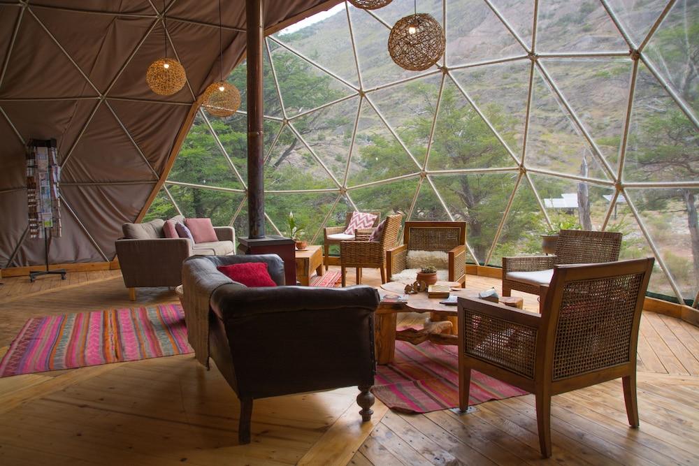 فندق Patagonia Eco Domes إل تشالتين المظهر الخارجي الصورة