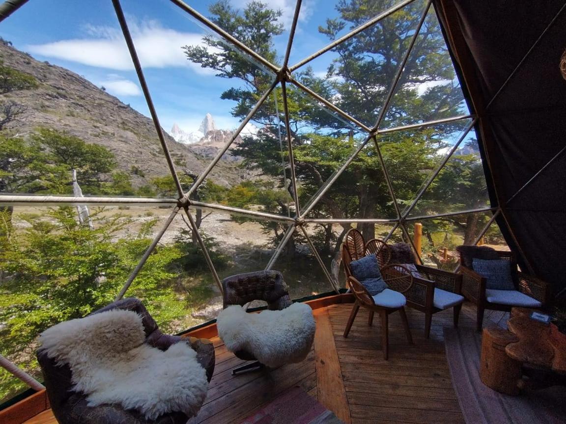 فندق Patagonia Eco Domes إل تشالتين المظهر الخارجي الصورة