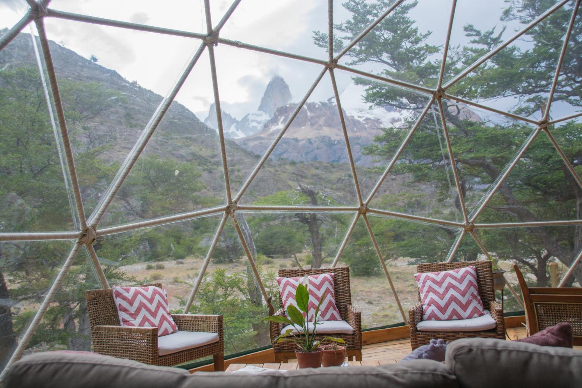 فندق Patagonia Eco Domes إل تشالتين المظهر الخارجي الصورة