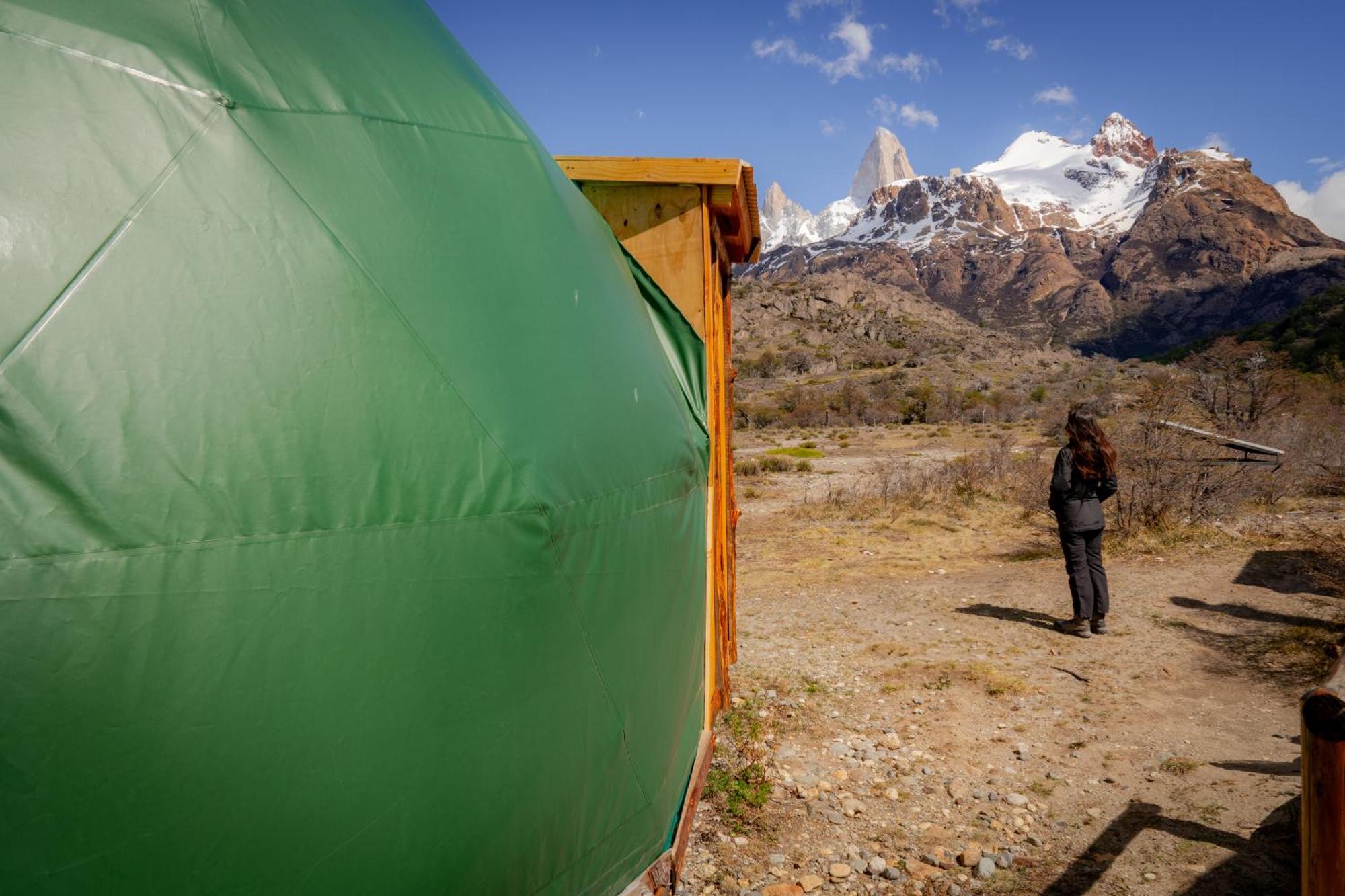 فندق Patagonia Eco Domes إل تشالتين المظهر الخارجي الصورة