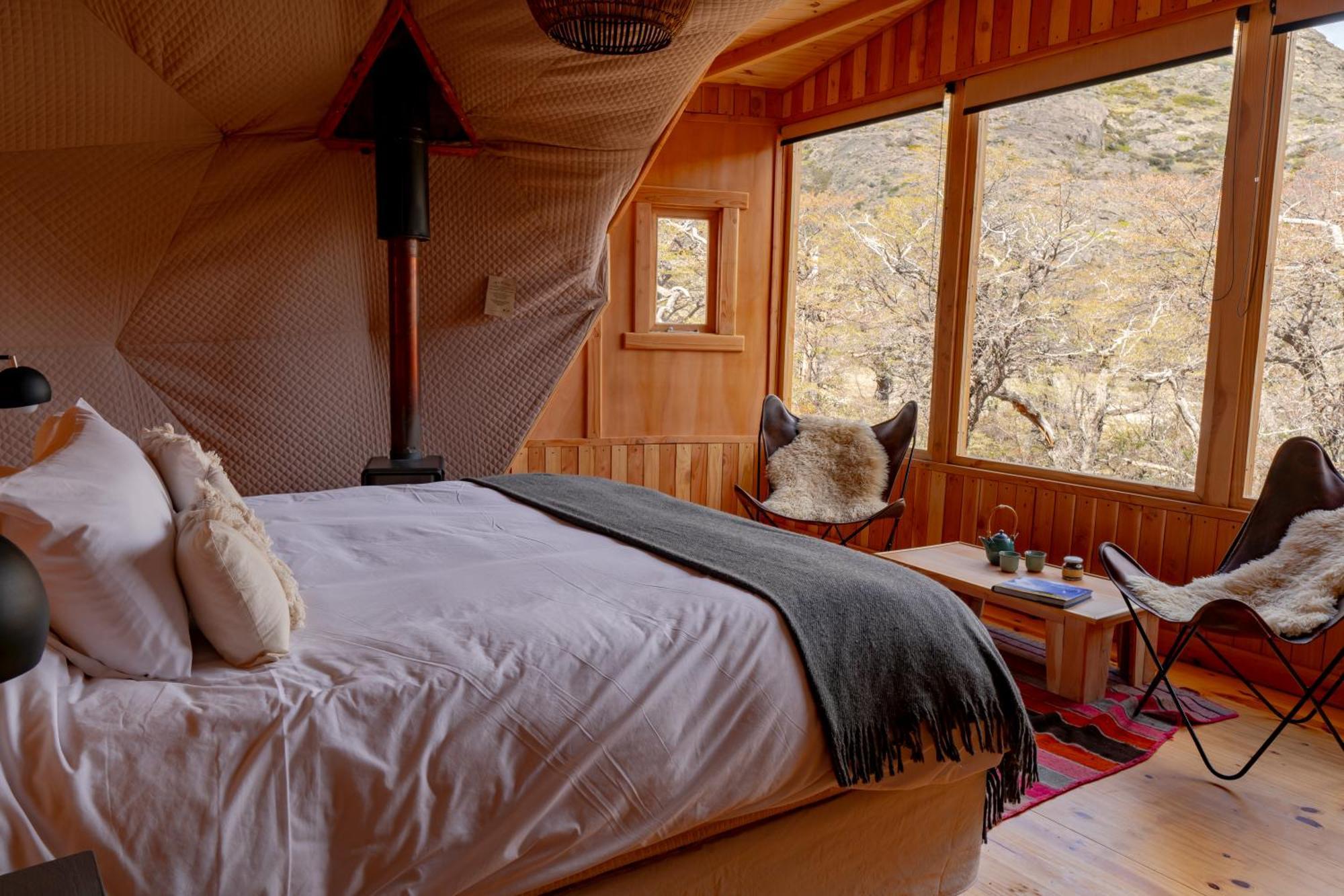 فندق Patagonia Eco Domes إل تشالتين المظهر الخارجي الصورة