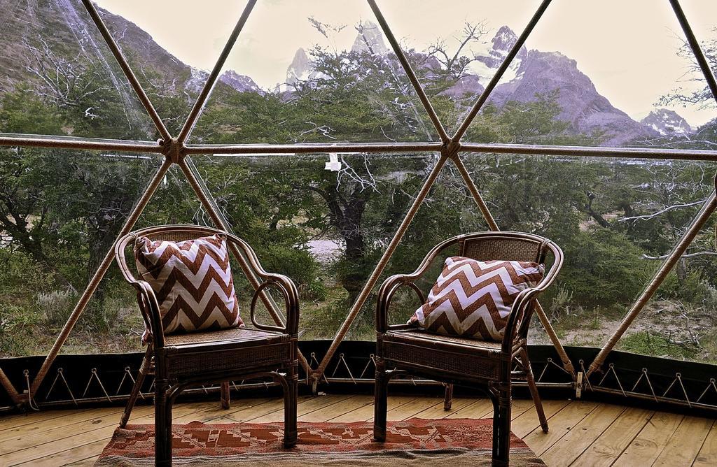 فندق Patagonia Eco Domes إل تشالتين المظهر الخارجي الصورة